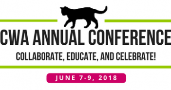 CWA Houston Conference Set for June 7-9; Early Bird Deadline Approaching April 30 cwa cat writers 2018 conference blogpaws