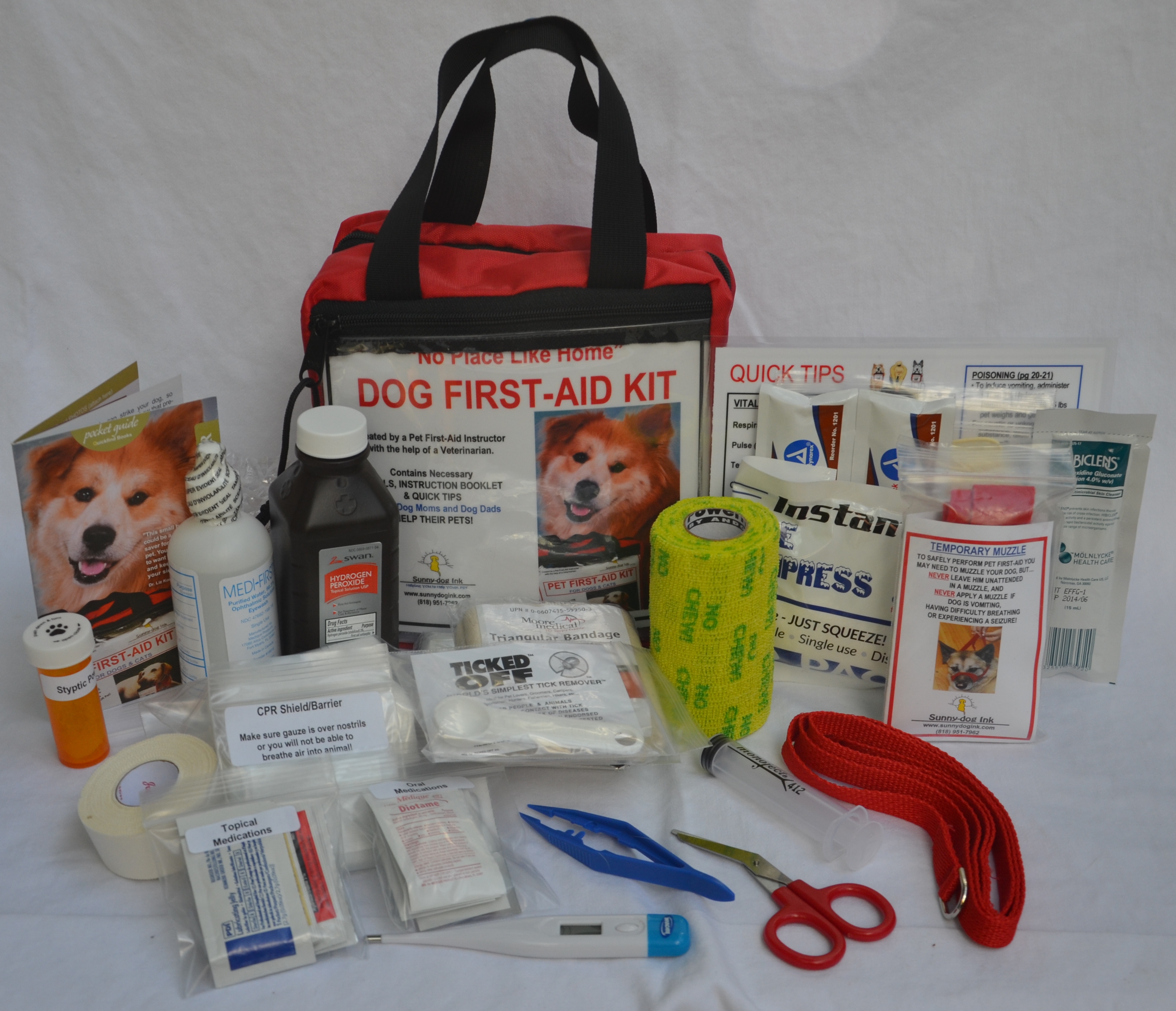 Sunny Dog Deluxe First Aid Home Kit for Dogs
