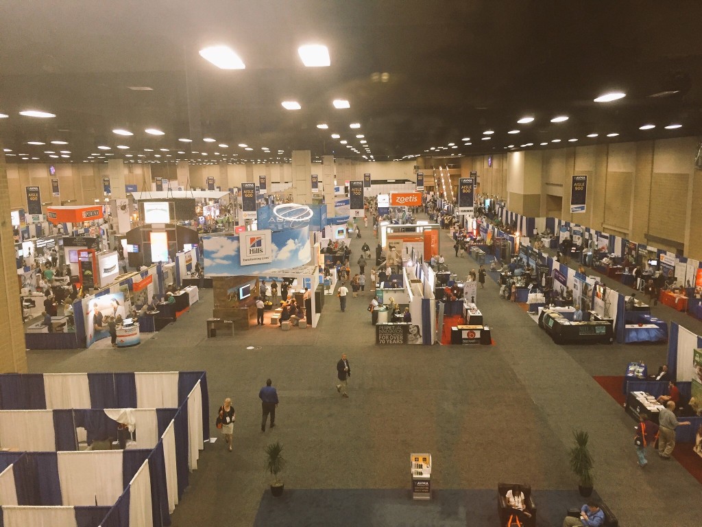 An AVMA Convention Floor