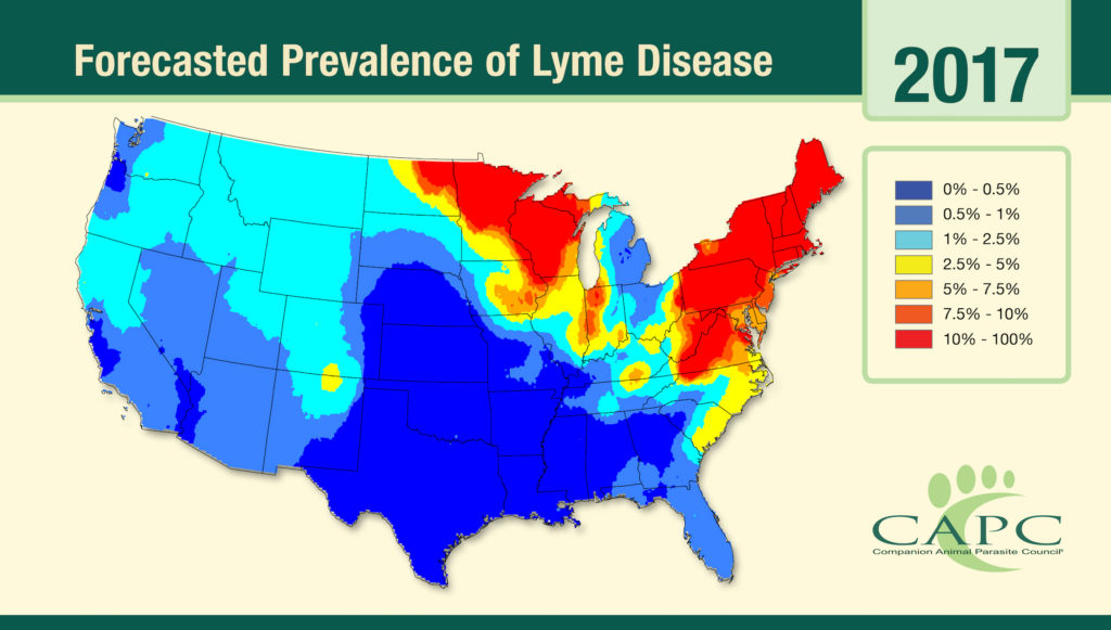 2017 capc forecast map lyme disease