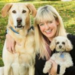 Jen Reeder with Rescue Dogs Rio and Peach