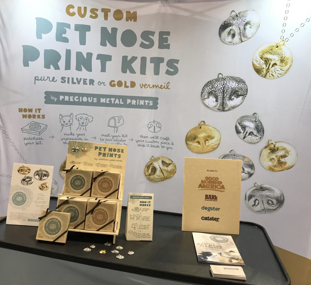 Pet Nose Print Kits by Precious Metal Prints Offered at AVMA