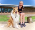 Daly Dodsworth with her dog Sophie