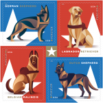 working dogs stamps