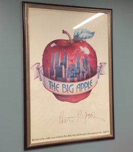 Big apple poster