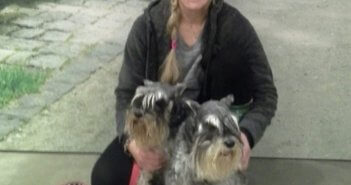 Sandy Weinstein and her dogs
