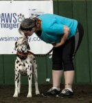 Junior Gets A Kiss from Handler/Owner Dawn Eliot Johnson