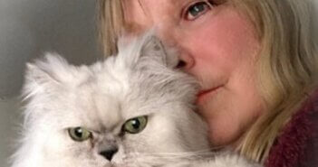 Paula Gregg and her cat