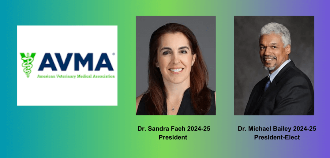 Dr. Sandra Faeh is the AVMA’s new president for 2024-2025 term; Dr. Michael Bailey is new president-elect